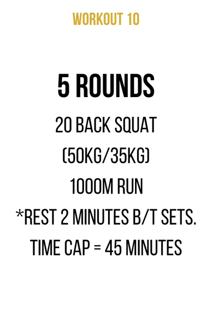 50 WORKOUTS (OPEN/PRO)